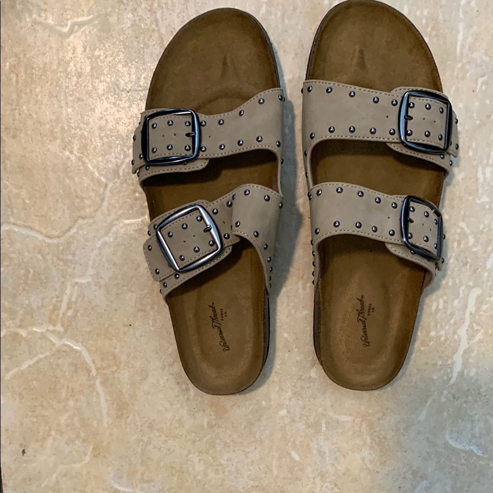 Universal Thread Tan Studded Sandals